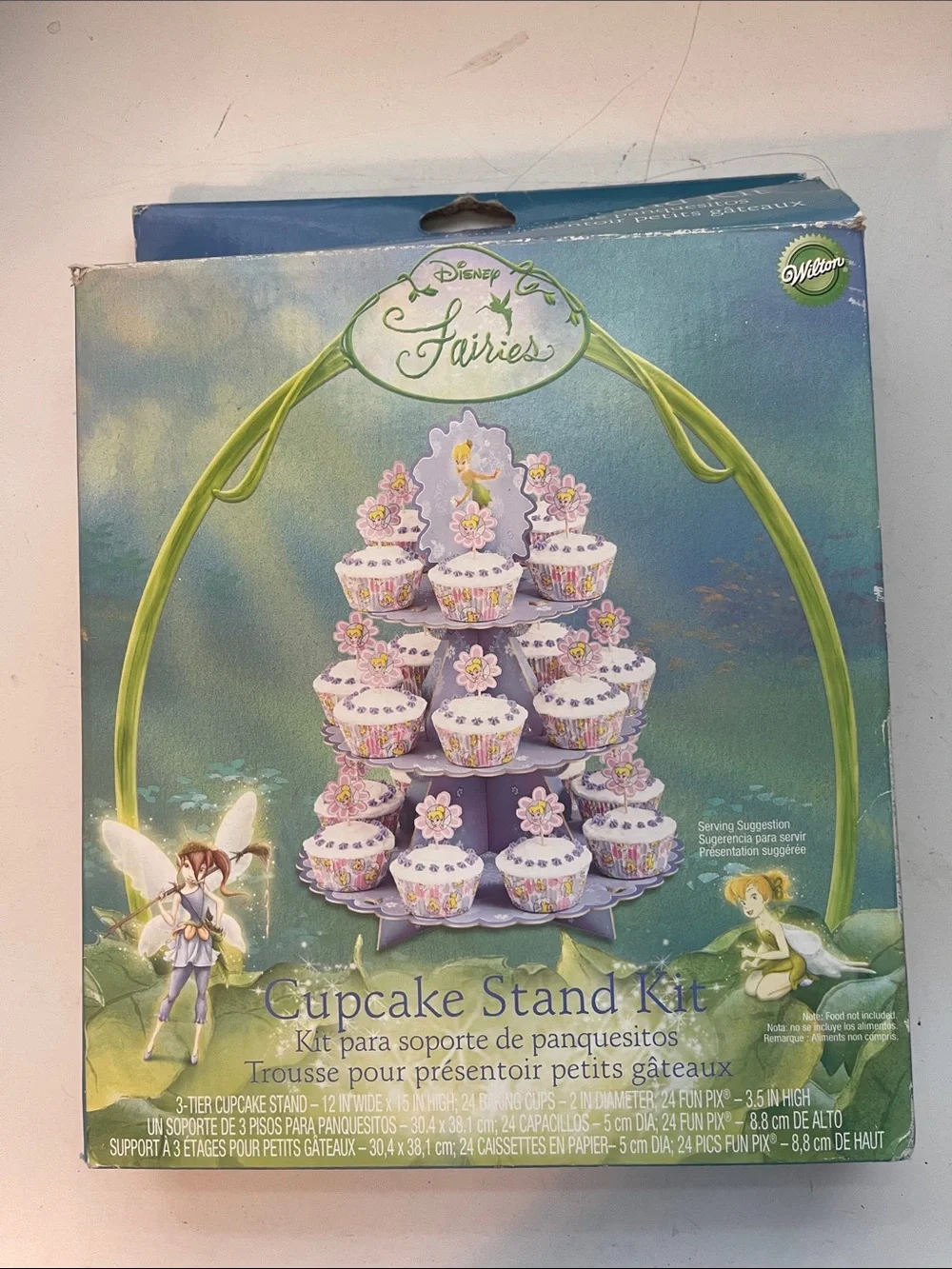 Wilton Disney Fairies Green and Purple Cupcake Stand Kit